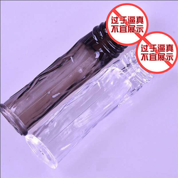 Long set 7cm mace penis cover men's couple crystal lock ring adult sex toys