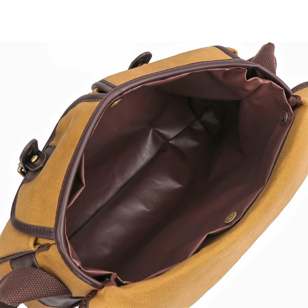 Retro high quality linen bag one shoulder