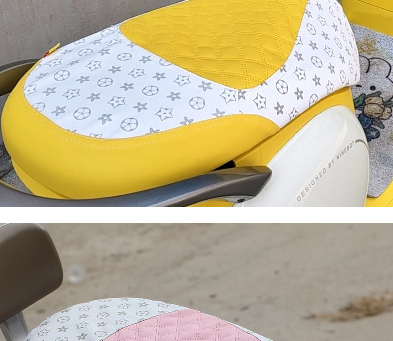 Suitable for No.9 Electric Vehicle Q Series Seat Cushion Cover, Summer Sun Protection Breathable Seat Cover, Electric Vehicle Wear-Resistant Universal Seat Cover