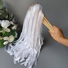 厂家彩带仙女ribbon wands魔法棒丝带拉花气氛派对布置婚庆用品