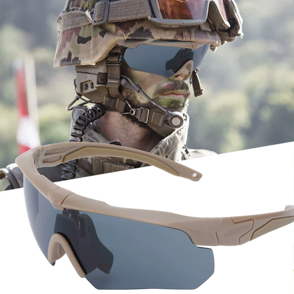 Уличные военные очки для фанатов спецназа, тактические очки для военных фанатов, реальные военные упражнения, тактическая стрельба, пуленепробиваемые поляризационные очки для близорукости