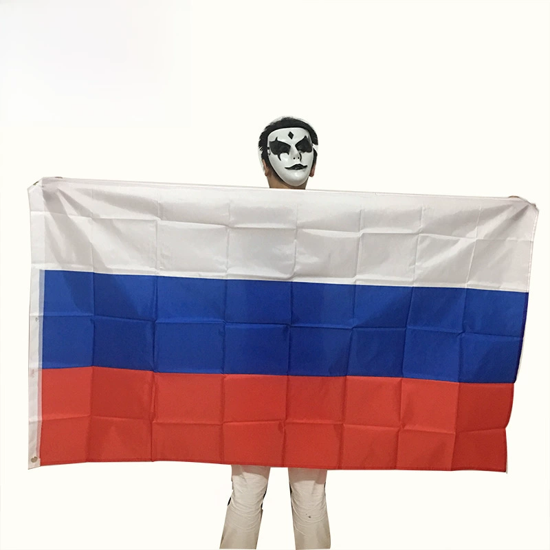 Фабрика по внешнему импорту оптовая продажа полиэстер сетки флаг Российской Федерации фестиваль 90*150 см флаг поддержка фанатов