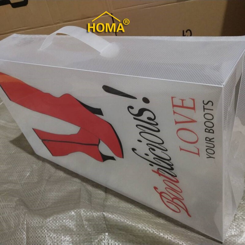 Pp Plastic Transparent Shoe Box, Thickened Long Boot Box, Printed Side-Opening Portable Fashion Storage Box, Wholesale in Stock Pp Plastic Transparent Shoe Box, Thickened Long Boot Box, Printed Side-Opening Portable Fashion Storage Box, Wholesale in Stock