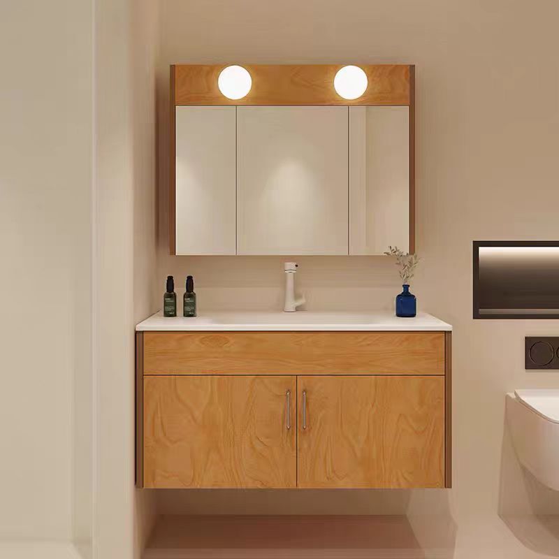 Ocean Board Antique Style Bathroom Cabinet Combination Ceramic Integrated Basin Russian Birch Washbasin Washbasin Cabinet Bathroom