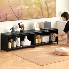 5YA1电视柜简约现代茶几电视机柜组合小户型实木客厅伸缩轻奢地柜