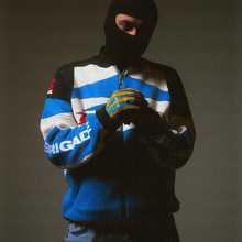 美式潮牌秋冬街头个性运动宽松针织衫复古赛车服机车男女毛衣开衫