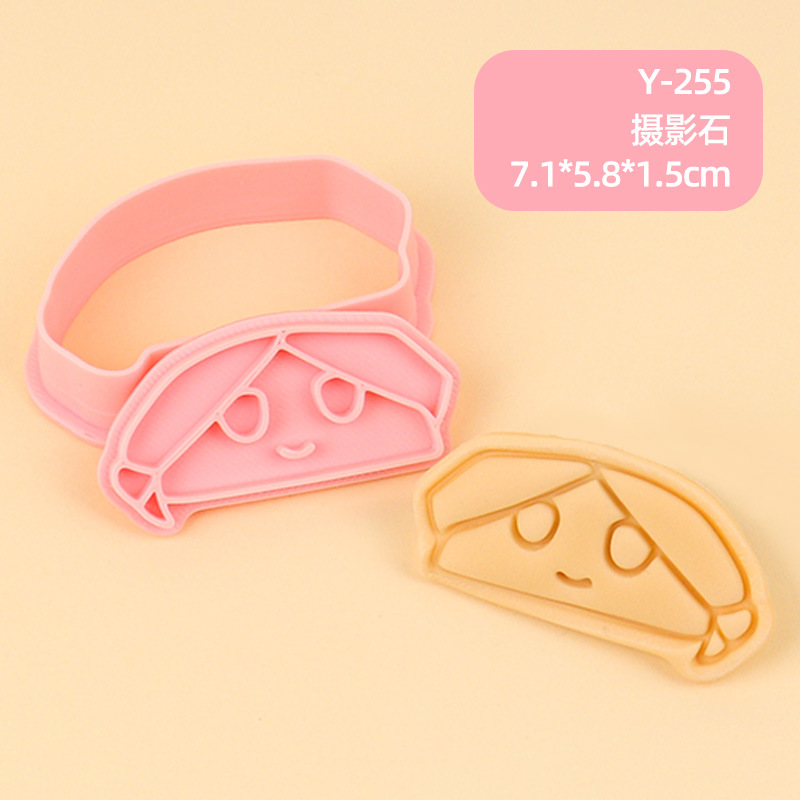 Juego de Moldes para Galletas 3D Personajes de Anime de Plástico para Repostería image 89
