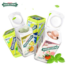 绿箭弹立方无糖口香糖40g薄荷柚子茉莉花玫瑰乌龙清新口气糖果