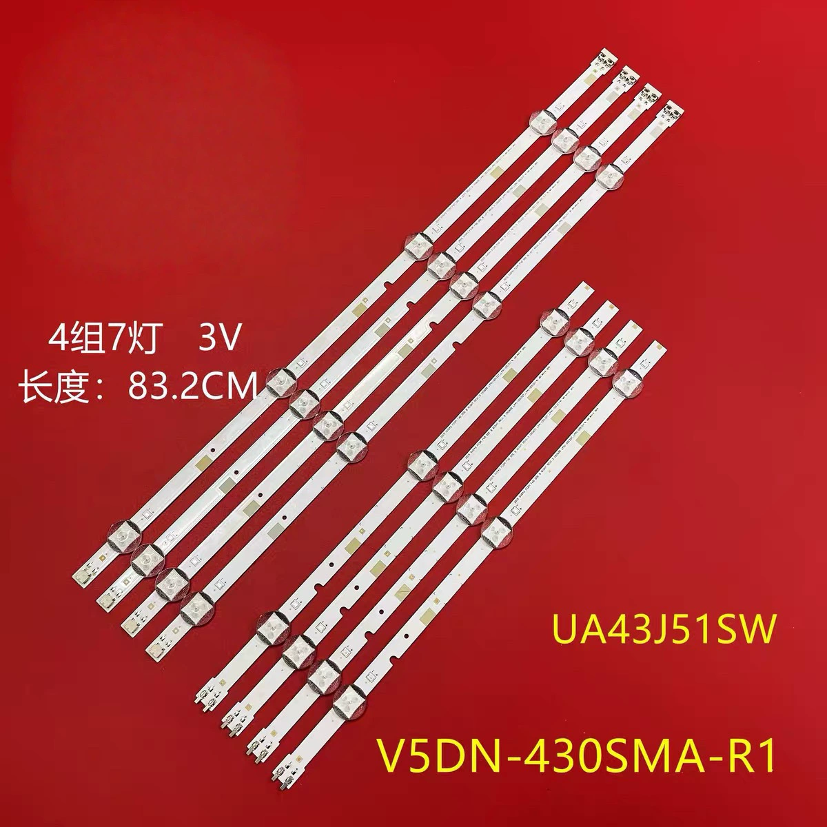 Подходит для световой панели Samsung Un43t5300ag Un43t5300 UA43T6000AK 2015 SVS43 FCOM