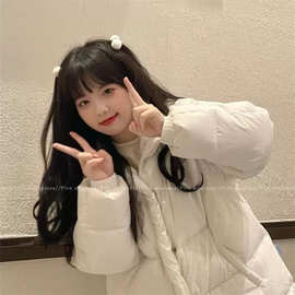 可爱毛绒发夹小抓夹百搭少女秋冬显发量神器刘海夹碎发夹发卡头饰