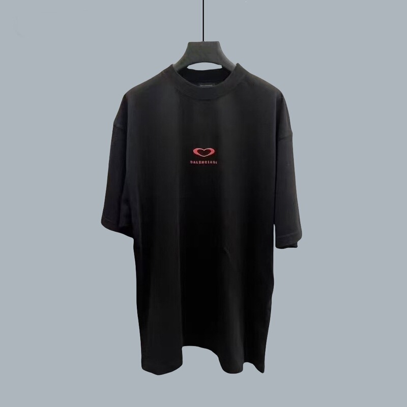 【In-Stock Instant Shipping】Authentic High-Quality Paris B Brand New Summer Qixi Love-Themed Casual Loose-Fitting Unisex T-Shirt 【In-Stock Instant Shipping】Authentic High-Quality Paris B Brand New Summer Qixi Love-Themed Casual Loose-Fitting Unisex T-Shirt