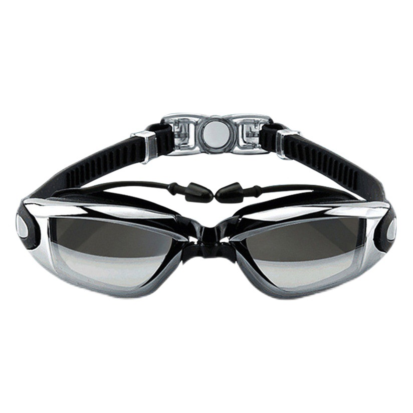 HD レーシング水泳ゴーグル防水防曇水泳用品卸売電気メッキ水泳ゴーグル度付き大人のシリコーン水泳ゴーグル