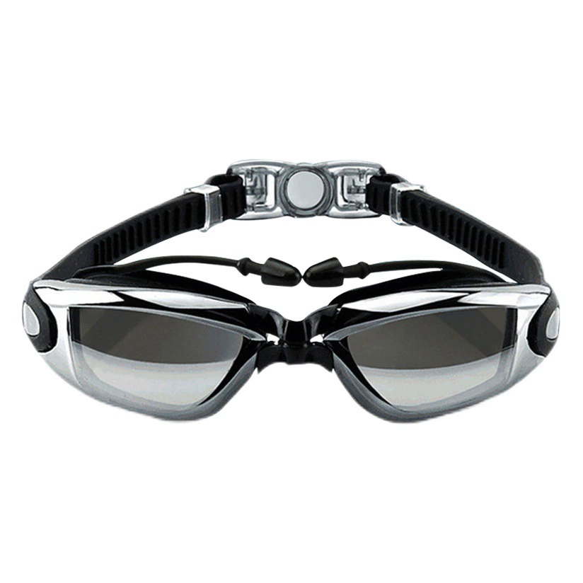 HD гоночное плавание очки водонепроницаемый туман плавательные принадлежности оптовая продажа гальванических плавательных очков с силиконовыми плавательными очками для взрослых