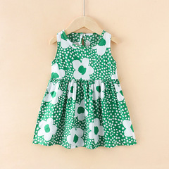 Children's summer dress for girls, children's cotton silk skirt, baby dress, princess dress wholesale, backless dress, baby clothing 24