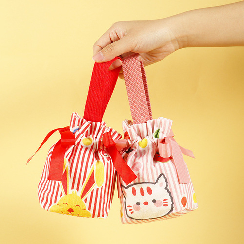 Handbag Gift Bag Cartoon Small Happy Candy Bags Gift Box Baby's First Month Handout Birthday Gift Box