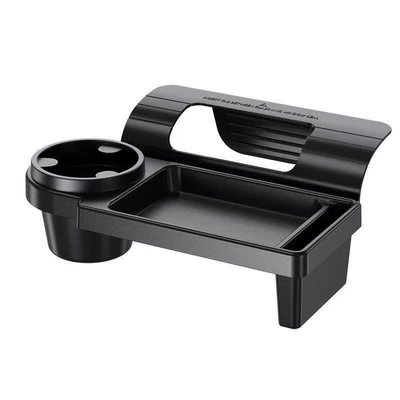 Car cup holder/beverage holder car key organizer, window-side