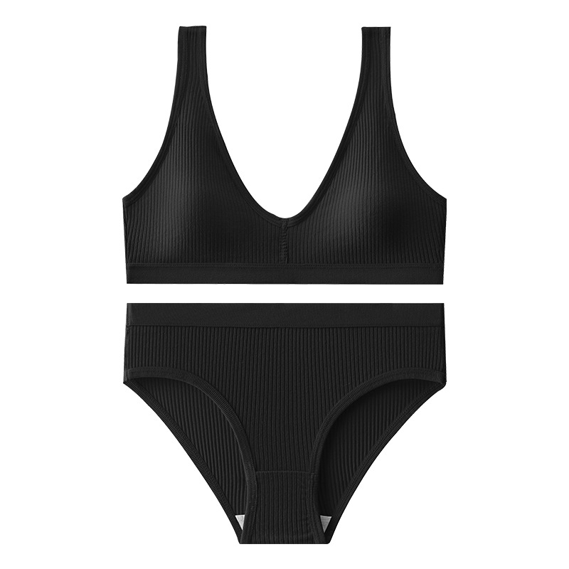 Nueva ropa interior deportiva de base, pantalones de mujer cómodos, espalda hermosa, pecho pequeño, conjunto de sujetadores anti-dopaje