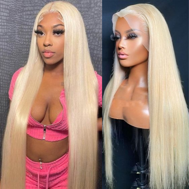 613 Front Lace Headgear 13x 4 Full Frontal Human Hair Wigs Cross Border Real Wig