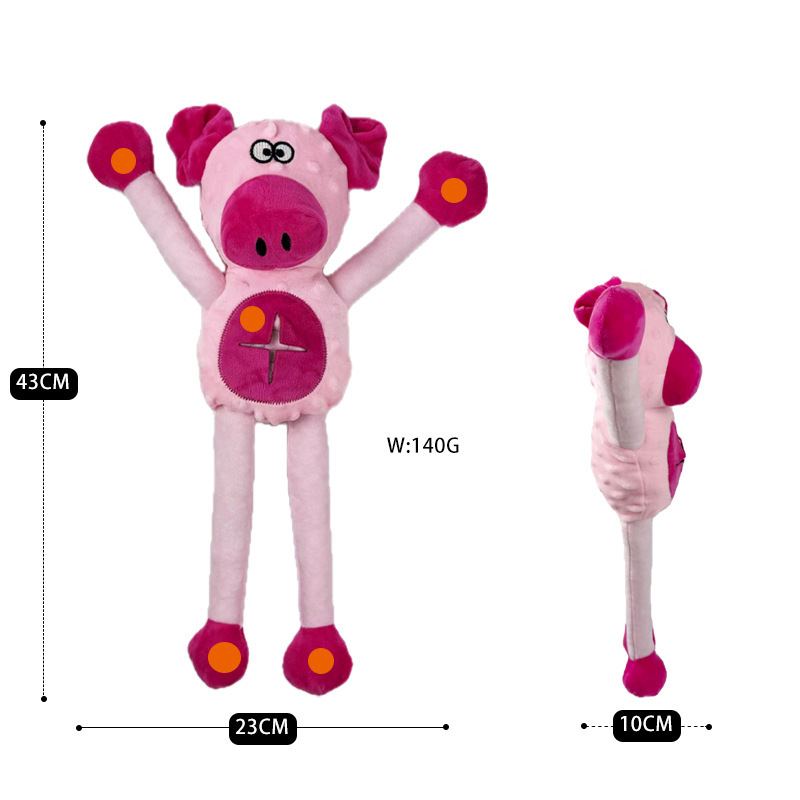 Amazonの人気犬用おもちゃ、ペット用ぬいぐるみ、噛みつき防止、退屈解消、音の出るインタラクティブな綱引きおもちゃ、食べ物を隠すことができます|undefined