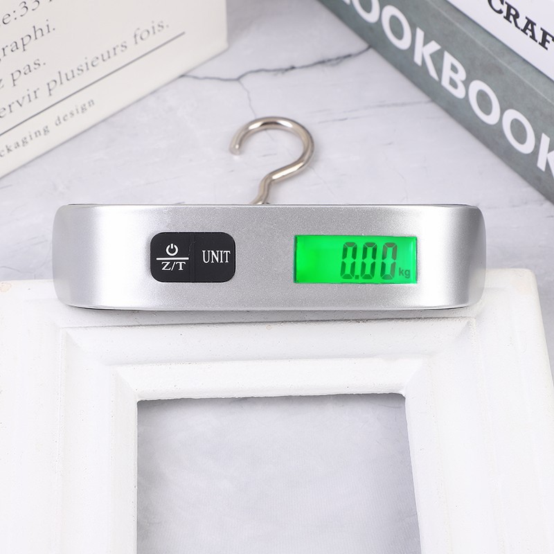 50kg Wholesale Home Use Black Portable Handle Scale 50kg Mini Handheld Scale Portable Electronic Scale Small Fishing Scale Express Delivery