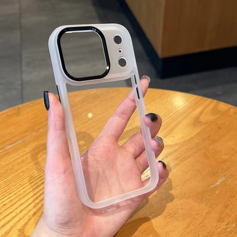 iPhone17promax 携帯電話ケース、ゴールドシールド磁気 Apple 16pro 透明オールインクルーシブ落下防止保護カバーに適しています。|undefined
