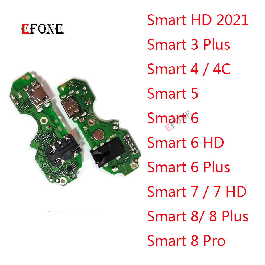适用于传音Smart 10 9 8 7 6 5 4c 4 3 2 HD Plus Pro尾插小板
