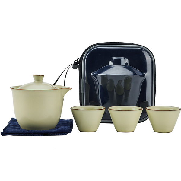 Handheld tea set for traveling