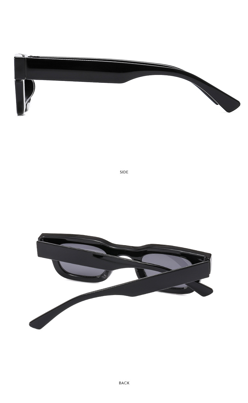 Small Frame Concave Square Hip Hop Punk Sunglasses For Cycling_voghion.com