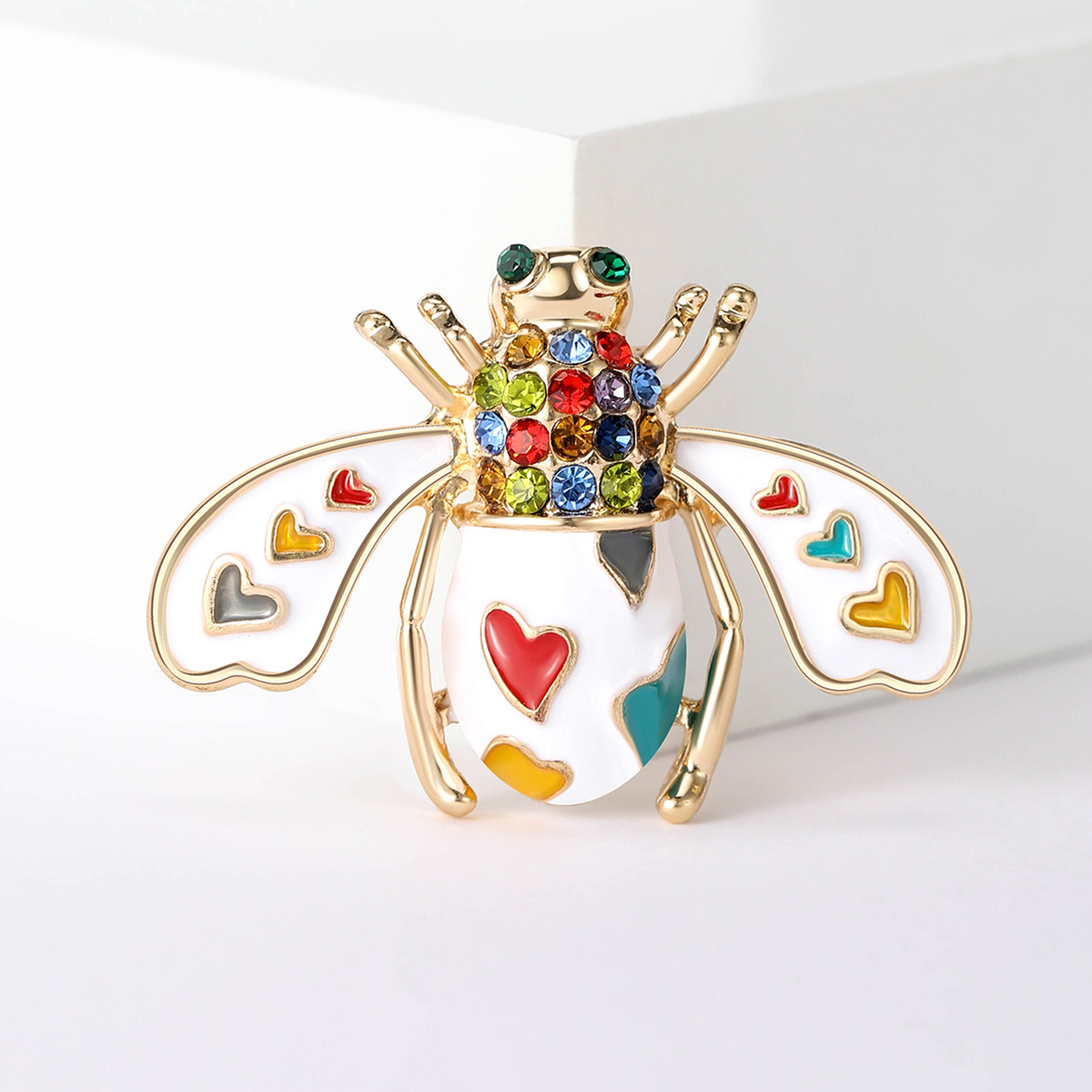 11g Weight Brooches Classification Holiday, Banquet Occasion Alloy Material Insect Pattern All Seasons Season Women's Gender Enamel Design Casual, Cute Style Casual Cute Pin Insect Alloy Enamel Women's Brooches 7