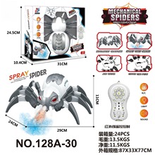 跨境爆款2.4G儿童益智新奇智能遥控玩具特技电动喷雾蜘蛛蜻蜓批发