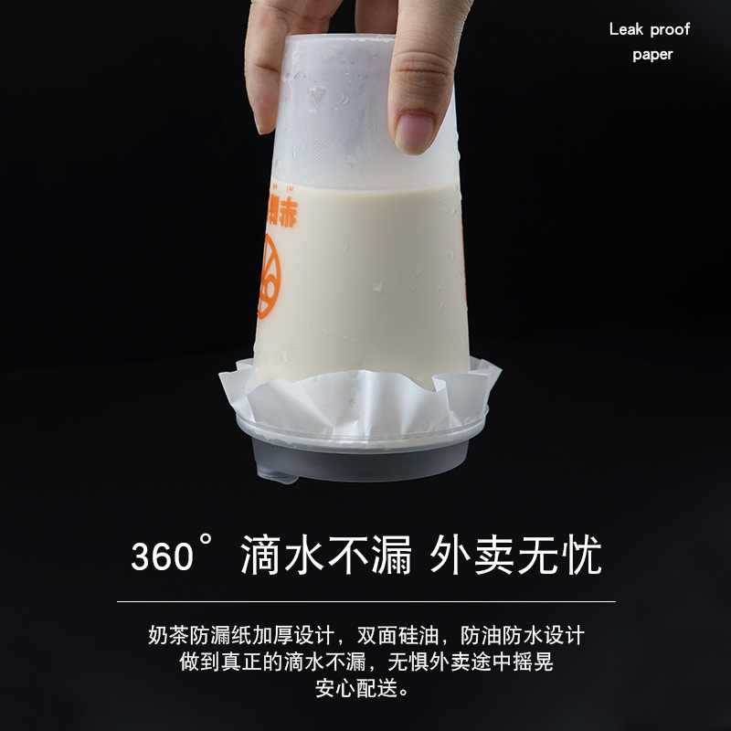 Leche té embalaje película de sellado a prueba de fugas papel desechable café a prueba de derrame de papel junta de la bebida Copa película de sellado para llevar a prueba de fugas película