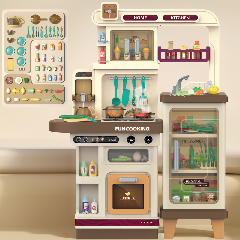 Simulación infantil transfronteriza de 103cm spray de salida de agua de mesa de cocina set de agua de salida de agua de mesa de cocina casera