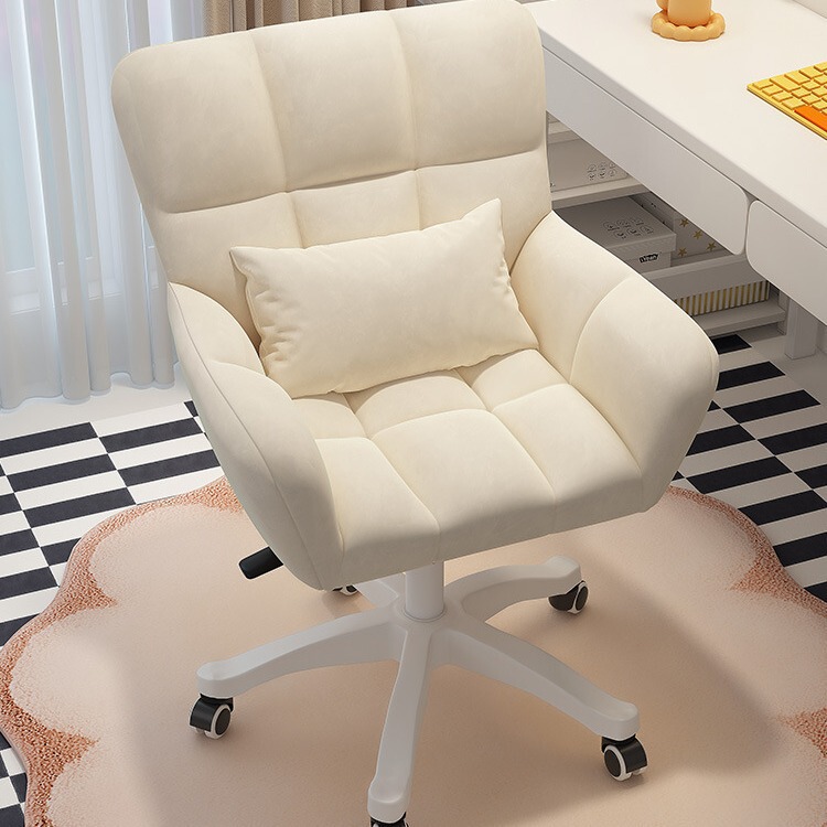 Swivel computer chair with armrests, comfortable dormitory swivel chair, student writing desk chair, bedroom chair with adjustable backrest, office chair Swivel computer chair with armrests, comfortable dormitory swivel chair, student writing desk chair, bedroom chair with adjustable backrest, office chair