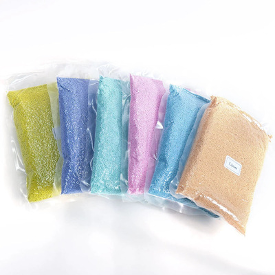 新款网红彩色多巴胺钢珠美甲饰品可爱立体马卡龙指甲小配饰批发