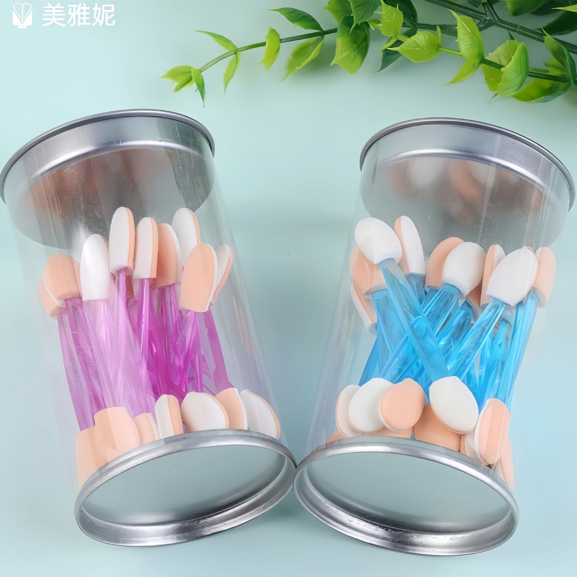Double-sided sponge brush for manicure