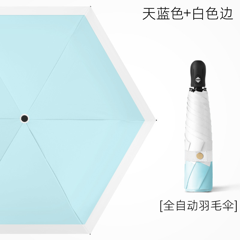 70% off 超軽量傘 全自動超軽量羽根傘 ブラックコーティング 紫外線防止 日傘 広告ギフト傘 ロゴ印刷|undefined