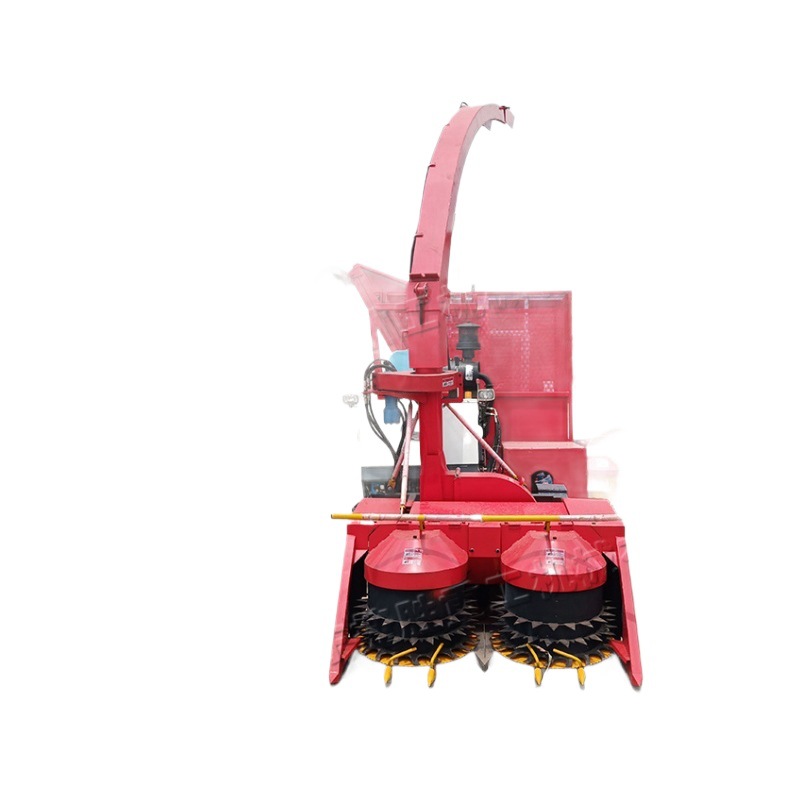 Cosechadora de alimentos de almacenamiento verde baja Cosechadora de paja tipo rastrea Cosechadora de paja tipo disco Cosechadora de silaje de paja