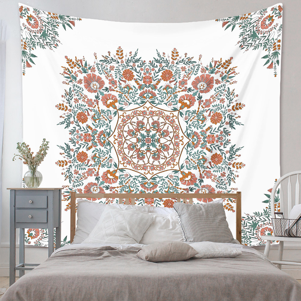 Bohemian Floral Tapestry Room Decorative Background Cloth Wholesale Nihaojewelry display picture 48