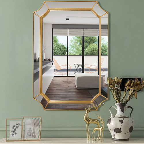 2024 New Style Bathroom Mirror, Light Luxury Bathroom Vanity Mirror, Wall-Mounted Split Mirror, Entryway Decor, Large Hanging Bathroom Mirror