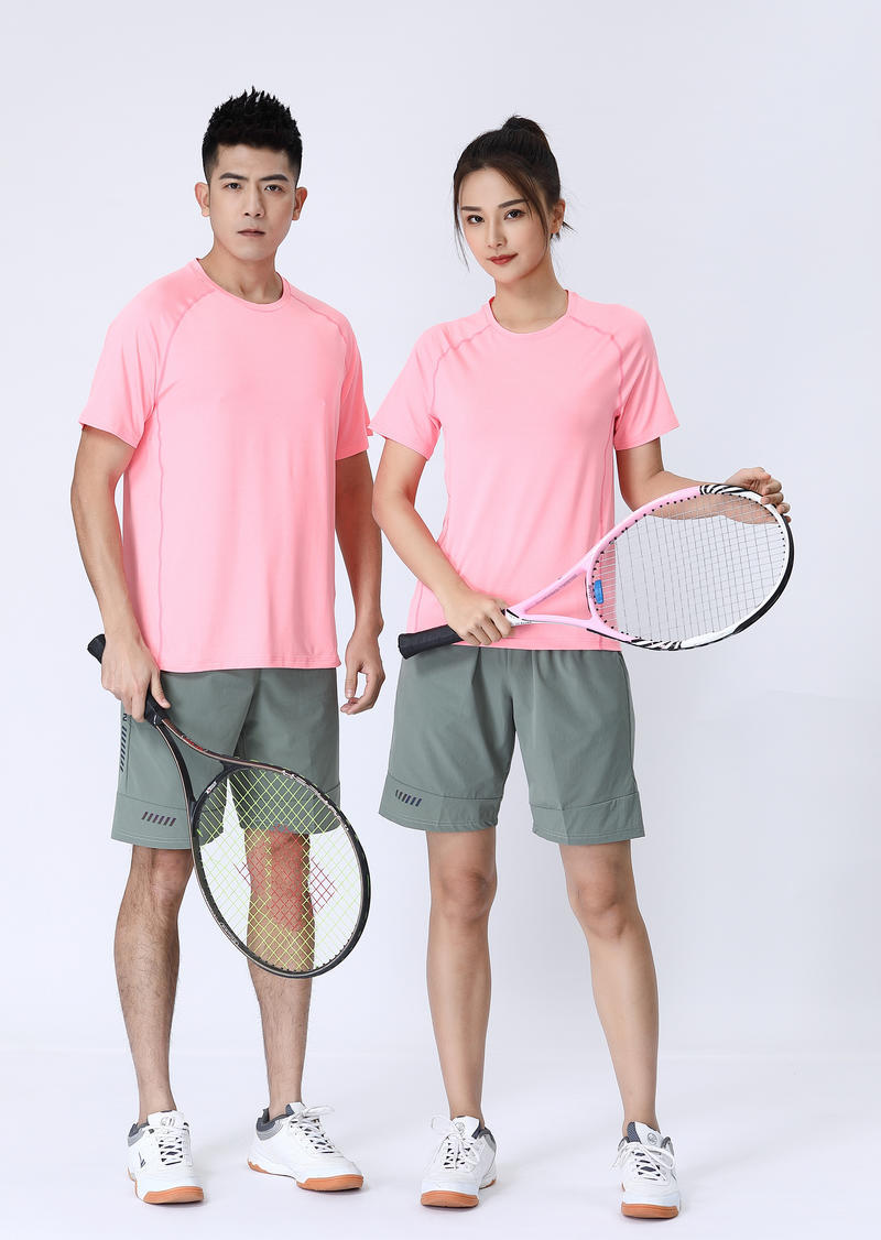 Nueva ropa de secado rápido camiseta de mangas cortas de verano elástico transpirable ropa deportiva de correr al aire libre seco rápido cuello redondo