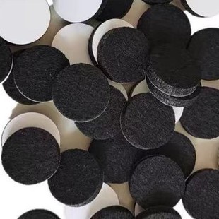Felt foot pad furniture black gray round felt non-slip mat table and chair felt protective foot pad mute paste factory wholesale