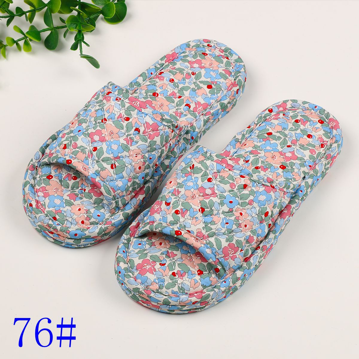 삼겹 꽃무늬 원단 여성용 76