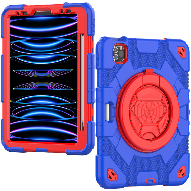 The new children's Superman flat protective cover is suitable for iPadAir5/air4 inch 360 11 inch bracket shell