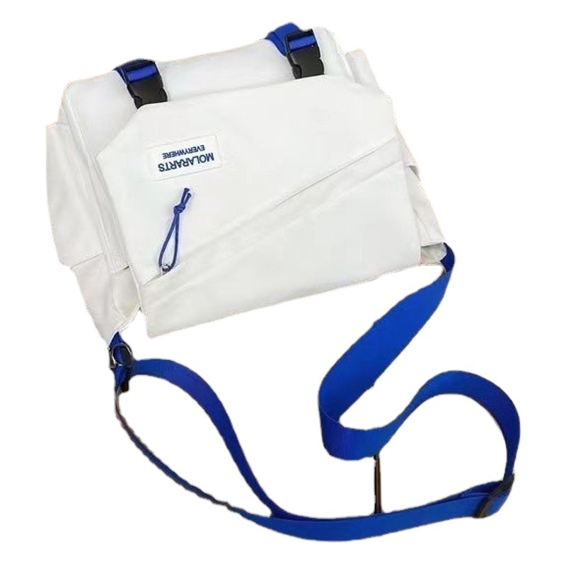 Simple male student casual messenger bag fashion Korean canvas shoulder bag computer bag couple backpack new wholesale
