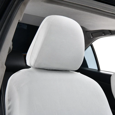 Car Headrest Case Thickened Universal seat cover - derong-head-pillow-coversilver-gray-all-yards
