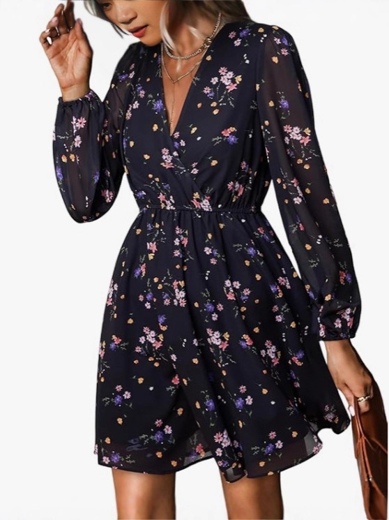 Summer small demi-season dress for leisure