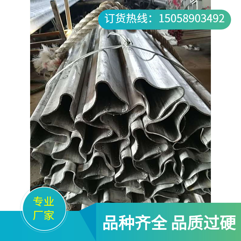 空心换热管TP316L材质焊管  内外菱形花纹新标304 不锈钢管