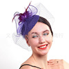 Retro hat, hair accessory for bride, European style