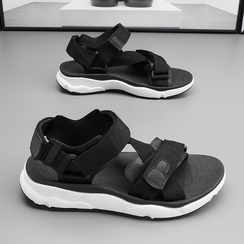 Sandalias para hombres 2024 nuevo estilo de verano outdoor casual deportivo antideslizante de fondo suave al aire libre zapatillas de playa frías