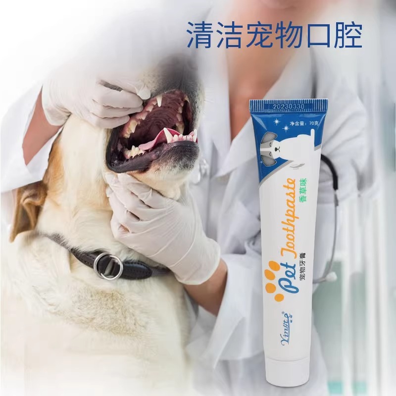 Набор для гигиены полости рта животных Yino Pet с пастой со вкусом говядины и мяты и щеткой